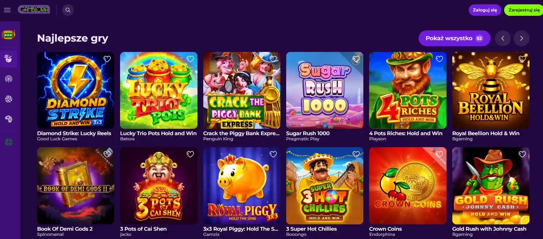 Gambloria casino opinie