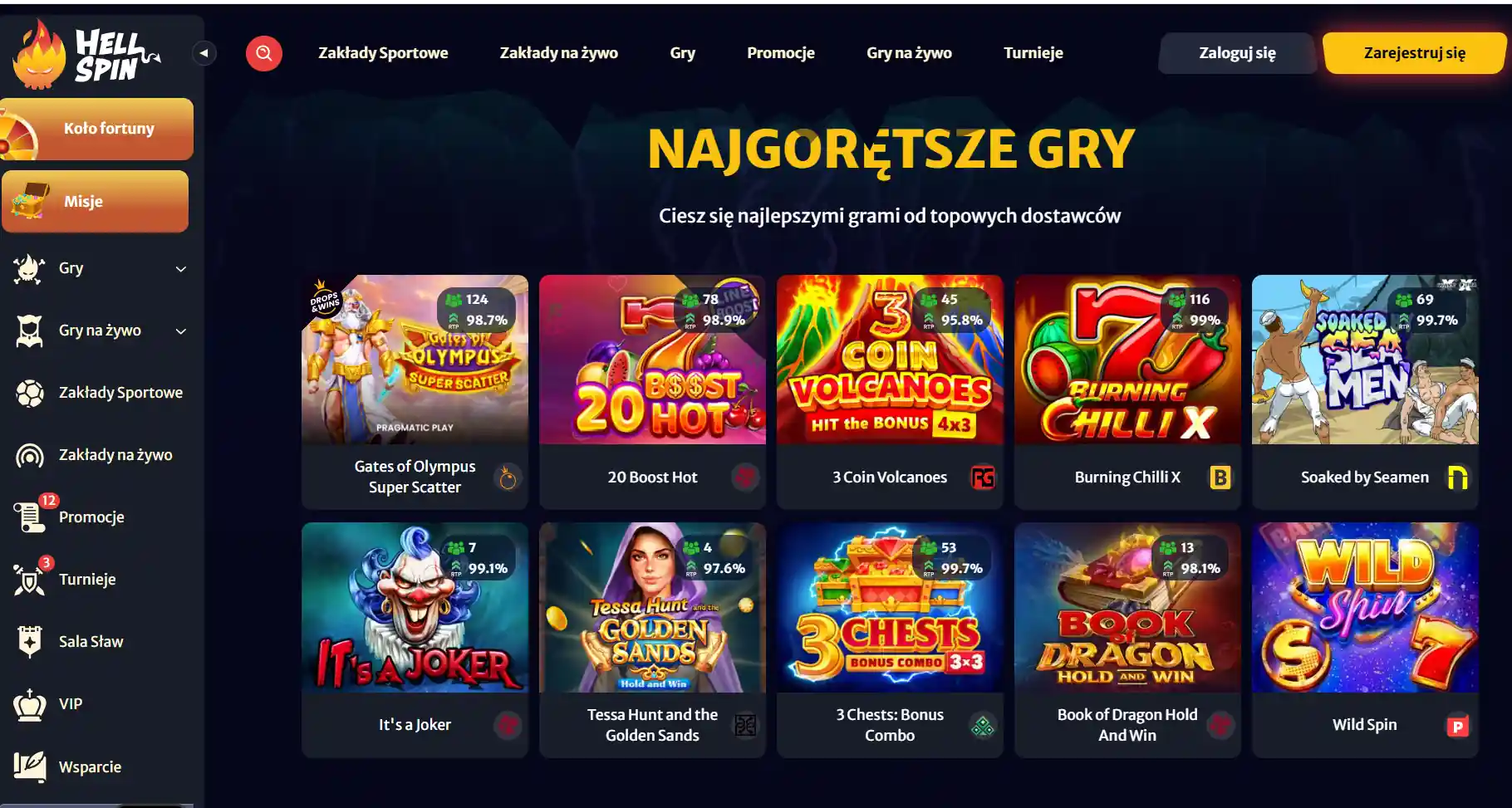 hellspin kasyno