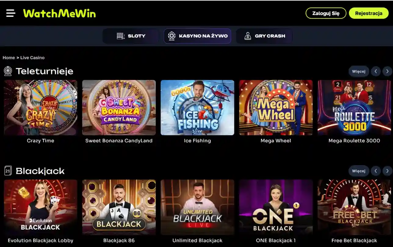 WatchMeWin casino online